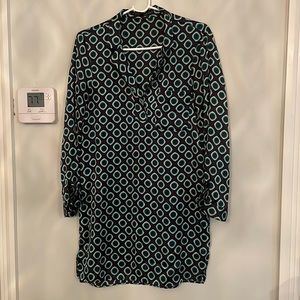 Satin printed shirt